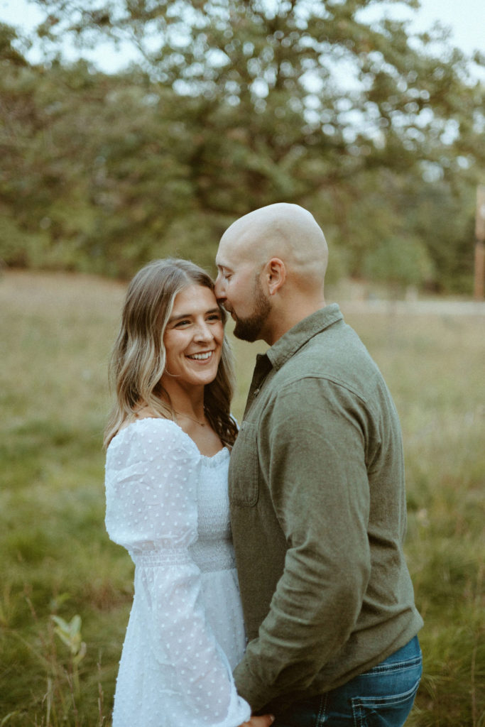 Stillwater, Minnesota Engagement Photos with Couple on the Beach