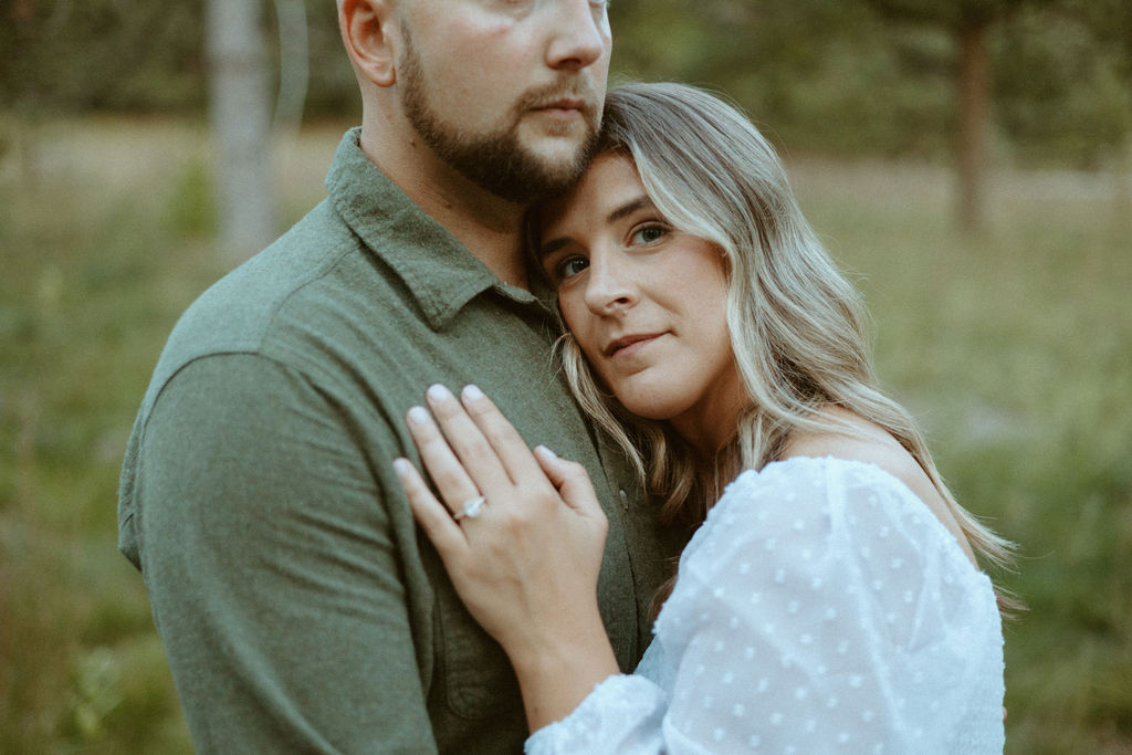 Stillwater, Minnesota Engagement Photos with Couple on the Beach